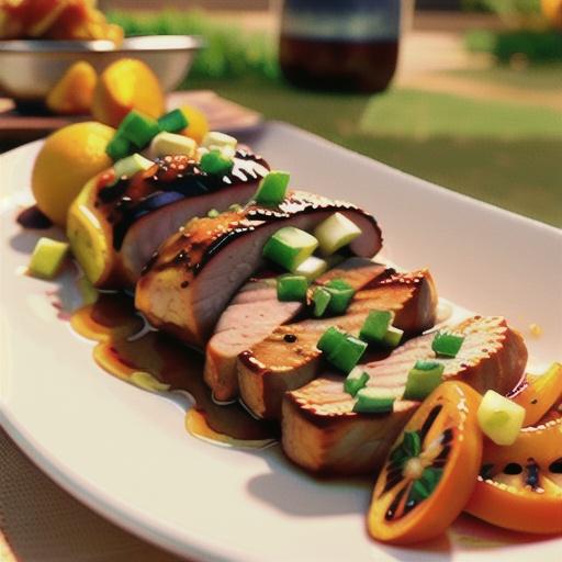 Grilled Pork Tenderloin with Orange Marmalade Glaze