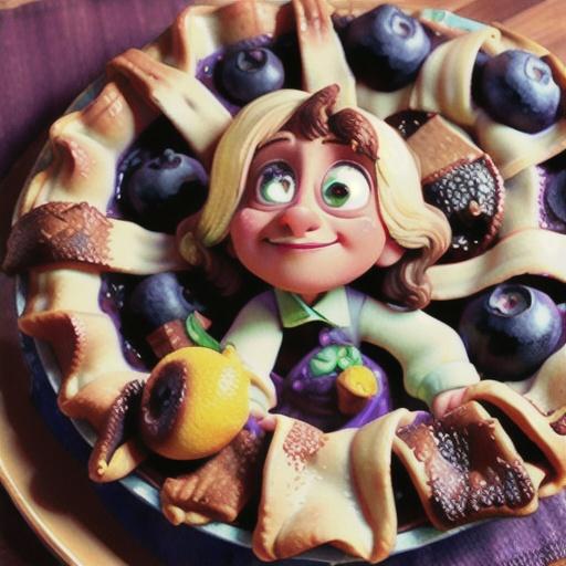 Grandma's Blueberry Pie