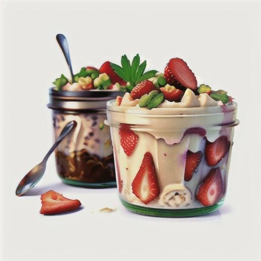 Overnight oats with strawberry and passionfruit recipe
