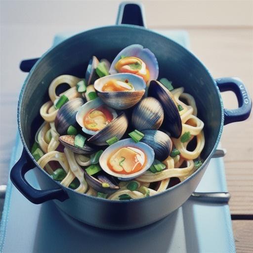 Camping Pasta with Clam Sauce