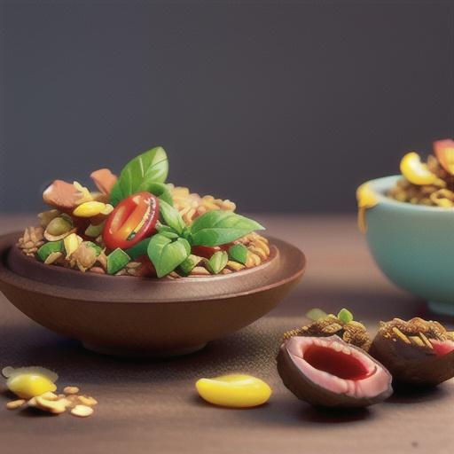 Spiced coconut granola