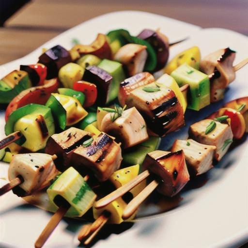 Rosemary Ranch Chicken Kabobs