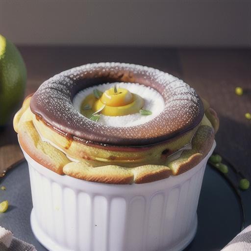 Passionfruit souffle