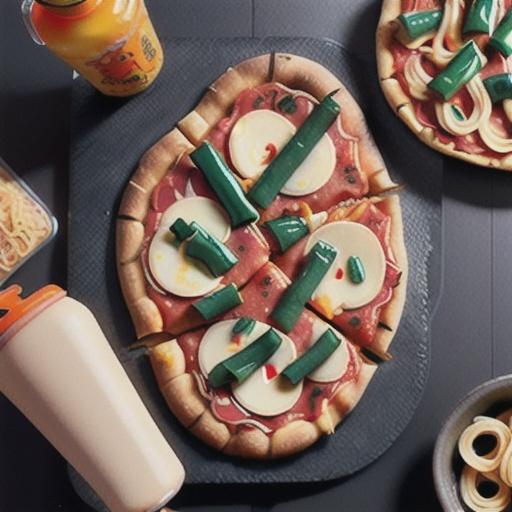 2-minute noodle pepperoni pan pizza recipe