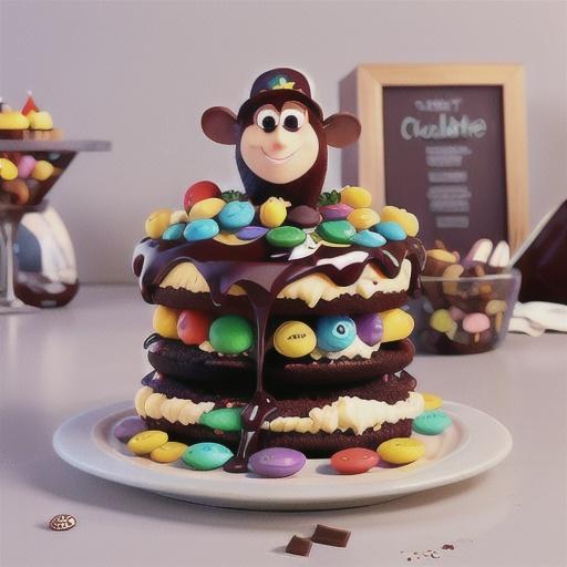 Galaxy chocolate cake