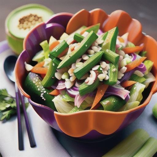 Napa Cabbage Slaw with Carrots and Sesame