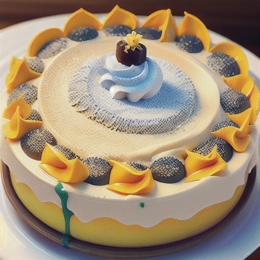 Ukrainian Sour Cream Poppy Seed Cake