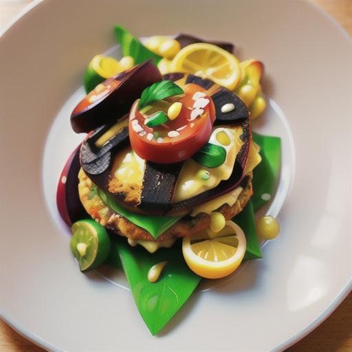 Salmon patties with aioli