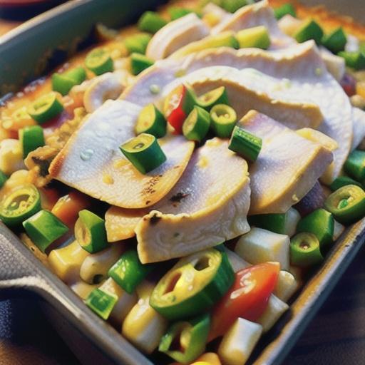 Green Chile Chicken Casserole