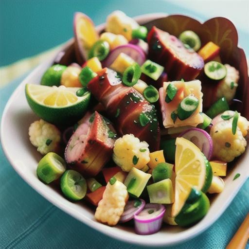 Tuna Cauliflower Salad with Lime Vinaigrette