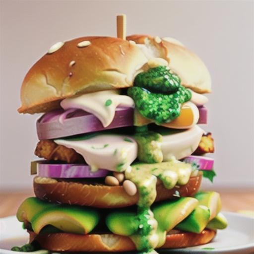 Chicken Sandwich with White Bean and Pesto Spread