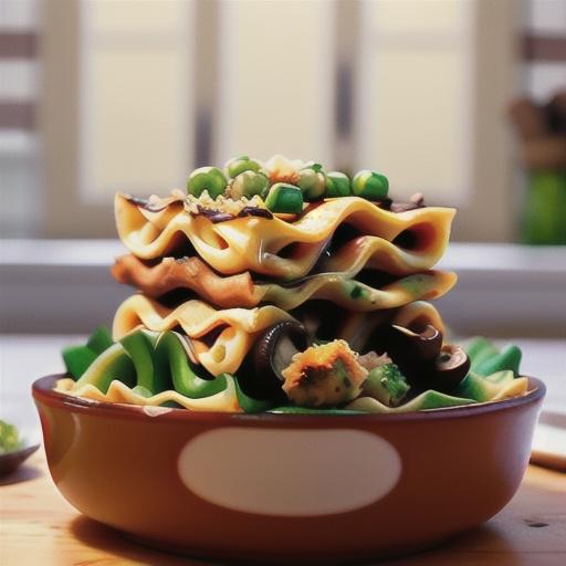 Turkey Tetrazzini Lasagna