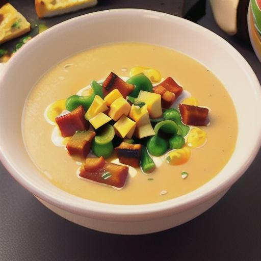 Roasted Cauliflower and Pancetta Soup