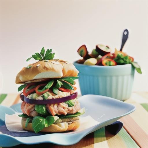 Salmon and alfalfa rolls