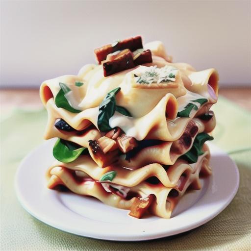 White Cheese Chicken Lasagna