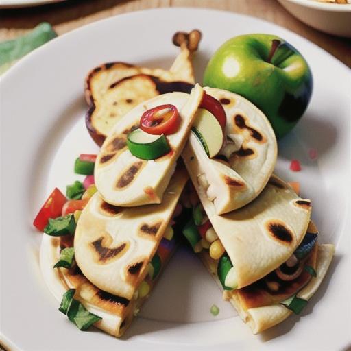 Apple Chicken Quesadilla