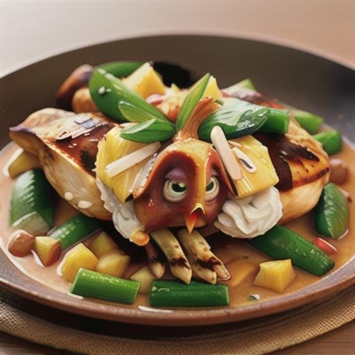 Ginataang Manok (Chicken Cooked in Coconut Milk)