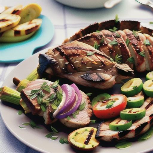 Grilled Butterflied Leg of Lamb