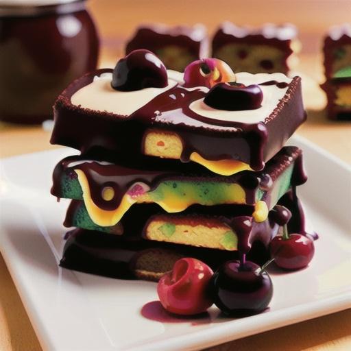 Gluten-Free Triple Chocolate Cherry Bars