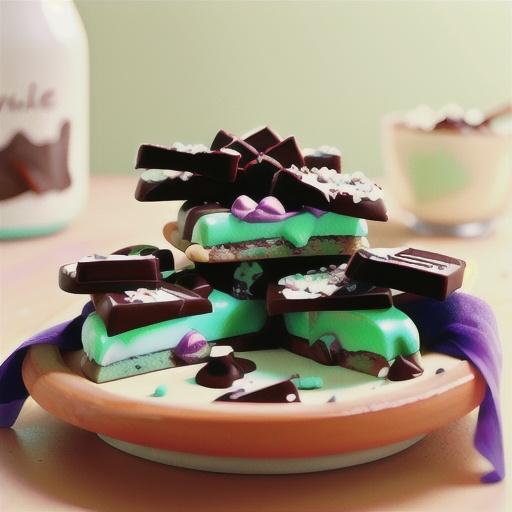 Chocolate-Mint Layered Cookie Slices