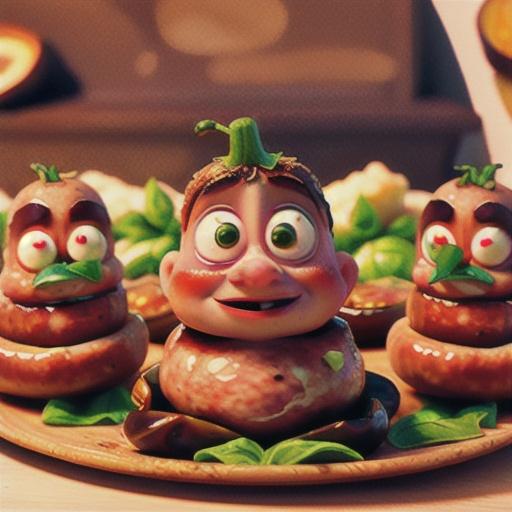 Sausage-Stuffed Eggplant