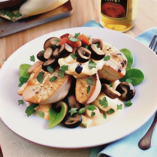 Creamy Garlic and Mushroom Chicken Thighs