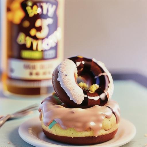 Baked Bourbon Doughnuts