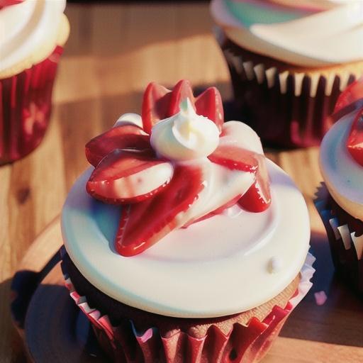 Mascarpone Strawberry Cupcakes
