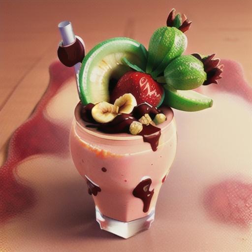 Strawberry Banana Nutella Smoothie