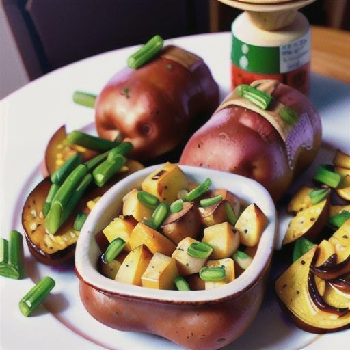 Mashed Kohlrabi and Red Potato Bake