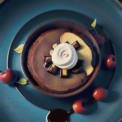 Cherry and chocolate self-saucing pudding recipe