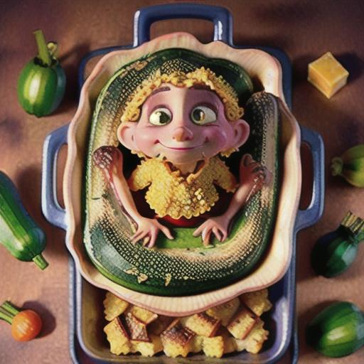 Smoky Zucchini Casserole