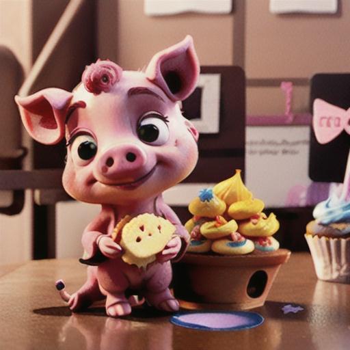 Little piglet cupcakes