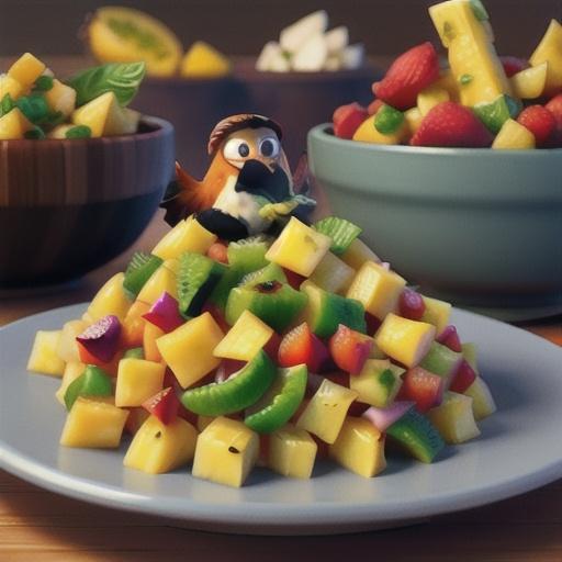 Island Chicken with Fruit Salsa