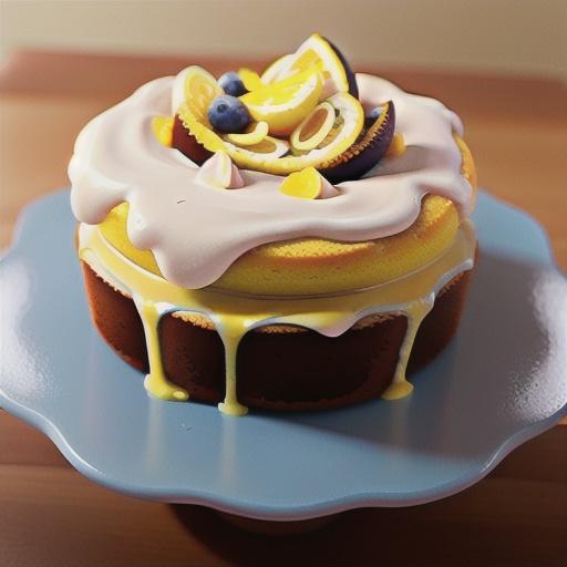 Lemon Pudding Pound Cake