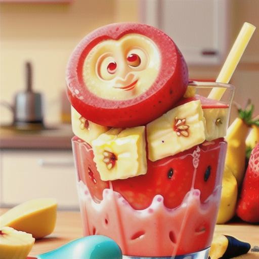 Super Strawberry Banana Smoothies