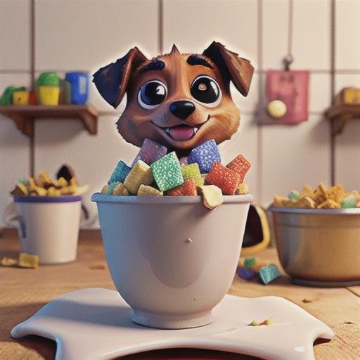 Puppy Chow with Crispix