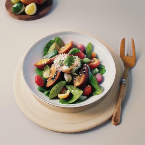 Sesame turkey summer salad