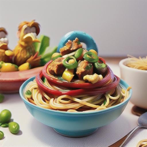 Spaghetti chickenaise recipe