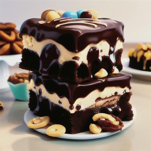 Dark Chocolate Caramel Brownies