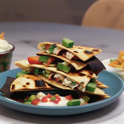 Buffalo Chicken Quesadillas