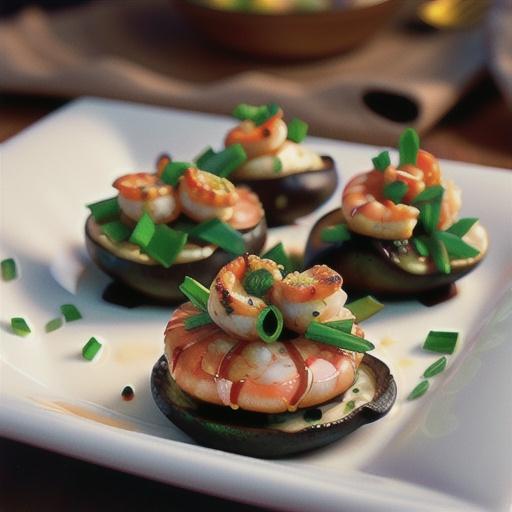 Spicy Shrimp-Stuffed Mushrooms