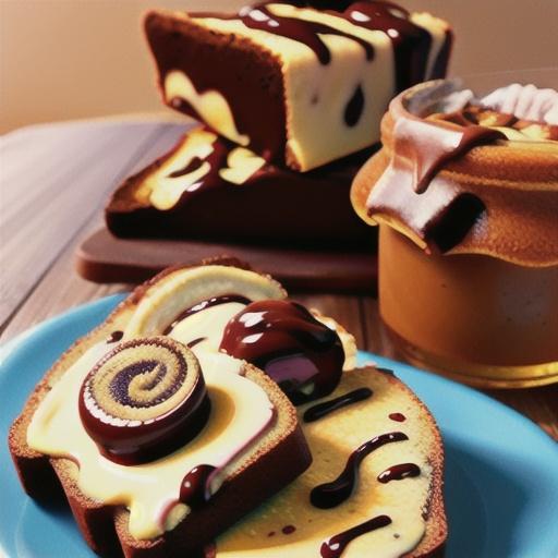 Chocolate-Hazelnut Swirled Banana Bread