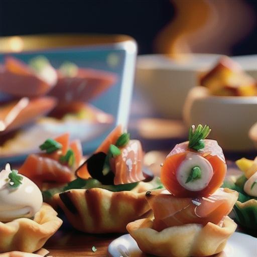 Smoked Salmon Tartlets