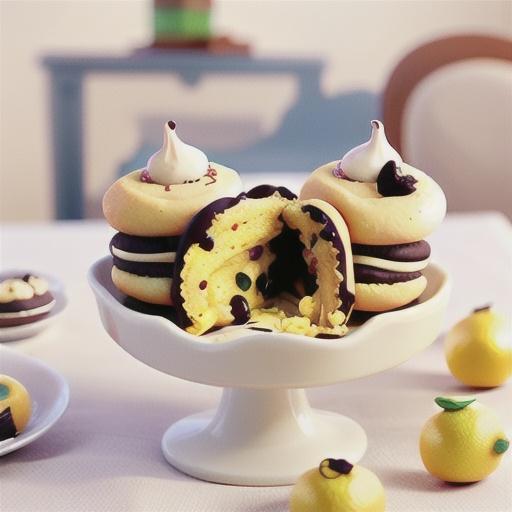 Passionfruit lemon whoopie pies