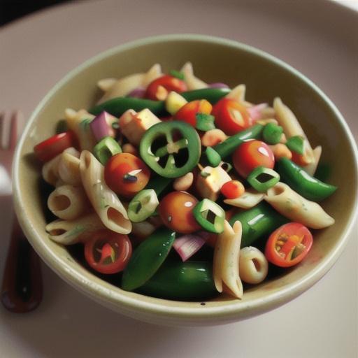 Chinese Cold Pasta Salad