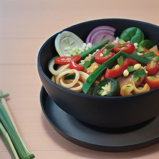 Asian-Inspired Vegetable Noodle Bowl