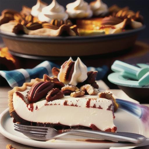 Pumpkin Pecan No-Bake Cheesecake Pie