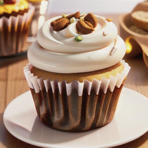 Glazed Chai-Spiced Cupcakes (White Whole Wheat Flour)