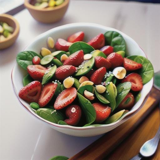 Strawberry Spinach Salad